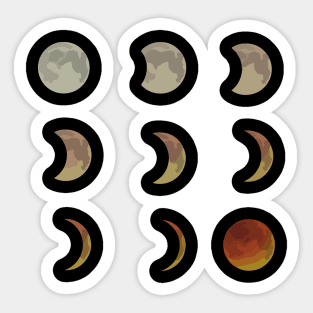 Solar Eclipse Sticker